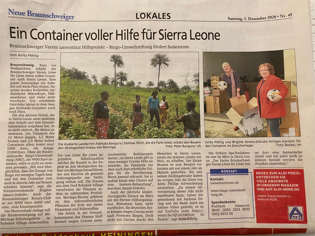 Größtes Weihnachtspaket Braunschweigs